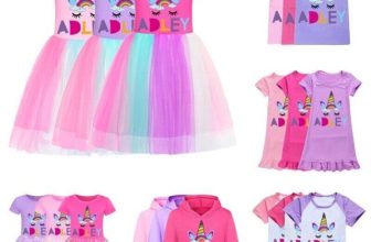 Kids Girls A For Adley T-shirt Hoodie Top Shorts Nightdress Dress Outfit Gifts A