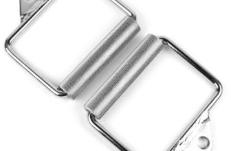 Stirrup Handle Grip Multi Gym Cable Machine Attachment Home Fitness Equipment