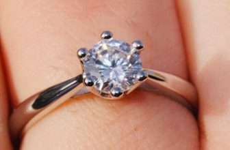 1Ct Round Cut Diamond Solitaire Engagement Ring 14k White Gold Finish Size J-T