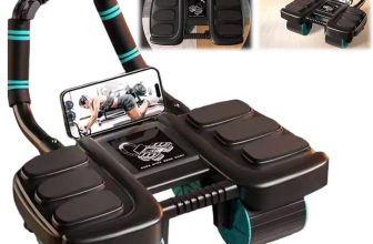 Healthy Belly Wheel w/ 6 Elbow Ab Roller Support Wheel Abdominal Fitness Wheel