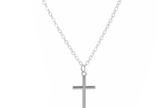 Silver Gold Metal Cross Pendant Charm Ladies Girls Women Chain Fashion Necklace