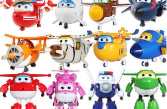 12pcs Animation Super Wings Airplane Transformable Robot Action Figures Toy Gift