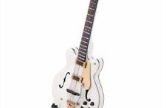 1/6 Scale Dolls House Classic Guitar Wooden Miniature Musical Instrument Toy