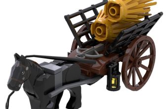 ZITIANYOUBUILD MOC-87186 Medieval Farmer Wagon 43 Pieces Good Quality