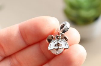 Sterling silver 925 Character Mouse Shy Charm