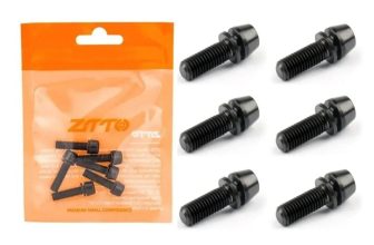 BIKE HANDLEBAR STEM BOLTS WATER BOTTLE M5 5MM 18MM HEADSET BLACK MTB ROAD SCREWS