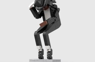 Michael Jackson Building Block Brick Kit 151 pcs 7.2in Figure Statue Puzzle