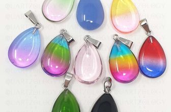Smooth Tear Drop Crystal Quartz Pendant Necklace Chakra Reiki Anxiety Healing UK