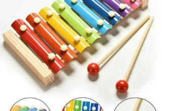 Wooden Castanets Development Toys Musical Instruments Preschool Musical