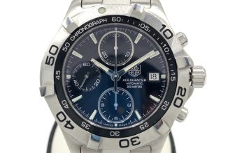 TAG HEUER Aquaracer Chronograph CAF2110 Silver x Black  #066