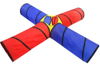 Meero London Play Tunnel Childrens 4 in 1 Pop Up Tunnel Indoor Outdoor Play Tent