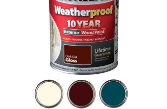 Ronseal 10 Year Exterior Weatherproof Wood Paint Gloss Finish 750ML  All Colours