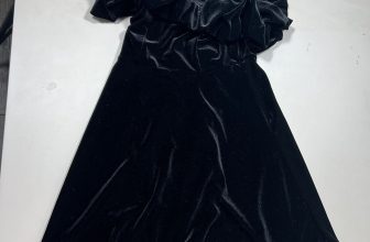 Love, Nickie, Lew Girls Black Velvet Dress Size 8 Witchy Formal Whimsy Goth