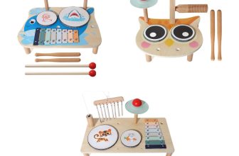 Baby Music Drum Toy Percussion Toy Party Toy Sensory Toy Wooden Music Instrument