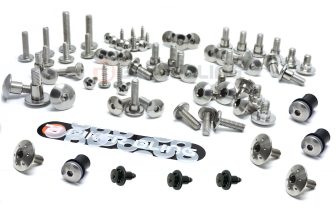 Stainless steel fairing bolts rubber nuts and push clips kit fit: VFR800F 99-01