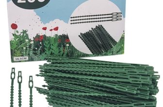 200 Reusable Garden Plastic Plant Cable Ties Adjustable Climbing Support Tie