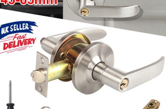 Home Entry Lever Three-Handle Door Lock Set Bathroom Entrance Passage With Key