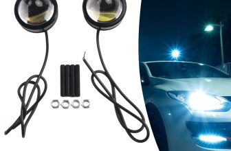2*-White 12V-24V High Power Bull Eye LED Projector Car Daytime Fog Light Alloy
