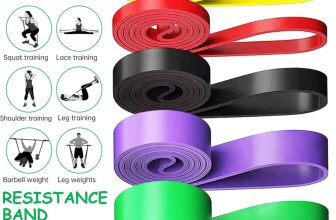 5X Resistance Bands Pull Up Heavy Duty Assisted Exercise Tube Home Gym Fitness