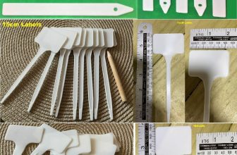 Plastic Plant Labels Pot Tags Garden Marker T Shape & Straight Labels & Pencil