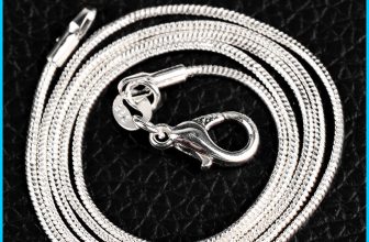 925 Sterling Silver Stamp Shiny Snake Chain Necklace for Women Ladies Girls Gift