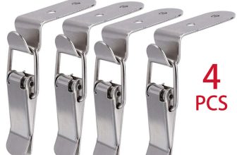 4x 90° Stainless Steel Spring Loaded Draw Toggle Latch Catch Clamp Clip NEW