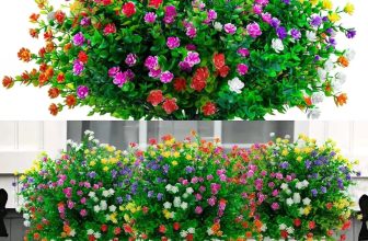 10Bundles Artificial Flowers Fake Plant Wedding Garden Indoor Outdoor Home Decor