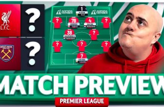 LIVERPOOL vs WEST HAM! Starting XI Prediction & Preview