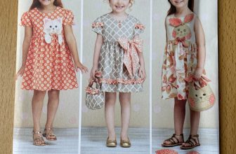Simplicity 1208 Sewing Pattern Girl’s Dresses, Purses  Headband Size 3-4-5-6-7-8