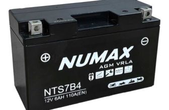 YT7B-BS Numax Motorbike Battery YT7B-4 NTS7B4