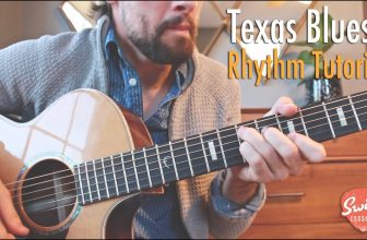 Texas Blues Rhythm Guitar Lesson – 12 Bar & Strumming Pattern