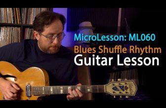Blues Shuffle Rhythm Guitar Lesson – Learn an easy shuffle rhythm with fills – Guitar Tutorial ML060