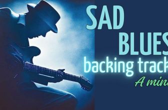 Sad Minor Blues BACKING TRACK JAM  in A minor