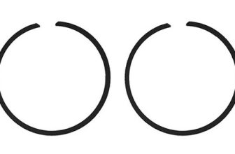 Piston Rings 0.50mm For Beta Ark AC (50cc) 1996 – 2010 (40.50mm)