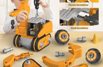 Kids Engineering Vehicle Toy Set – Electric Drill Educational Assembly Tools