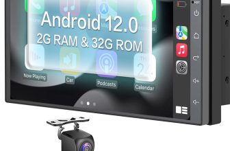 UK 7″ Android 12 Double 2Din Car BT5.0 Stereo Wireless CarPlay+CAMERA For Nissan