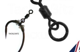 Fishing Tackle Size 22 Micro Hook Flexi Ring Swivels For Carp Ronnie Chod Rigs