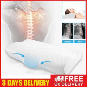 Memory Foam Pillow Neck Back Support Orthopaedic Firm Head Pain Relief