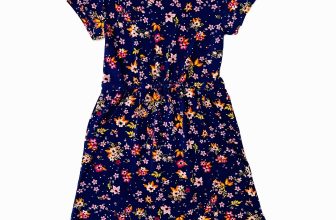 LuLaRoe MAE Dress Girl’s 8 Floral Flowers Autumn Summer Easter Colorful Pockets