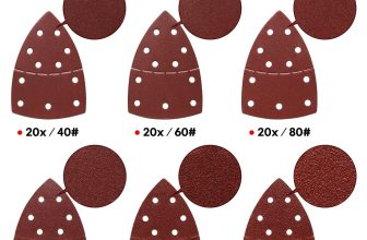 120X Mixed Mouse Sanding Sheets Palm Sander Pads Sandpaper For Black and Decker