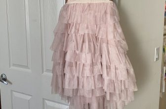 Gala Dress And Matching Shoes For Girls Size 8 /9  – Shoes Size 2 Rose Nude.
