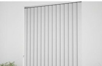 Complete Ready To Go Dakota Vertical Blind Wand Controlled Operation 89mm