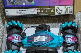 A Remote-Controlled Toy Car, a Stunt RC Off-Road, Four-Wheel Drive, Outdoor Toy