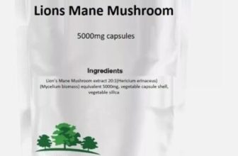 Lions Mane Mushroom 5000mg Capsules – Cognitive Function & Brain Health