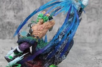 NEW Dragon Ball Z Figure Son Goku Super Spirit Bomb Action Figurine Anime Toy UK