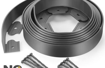 10-50 Metre 10CM Flexible Garden Border Grass Lawn Path Edging With Plastic Pegs