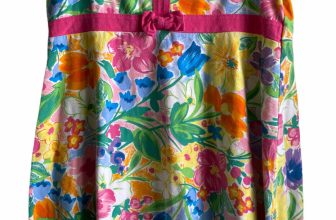 Hartstrings Dress Girls Size 8 Sleeveless Bright Floral Tropical