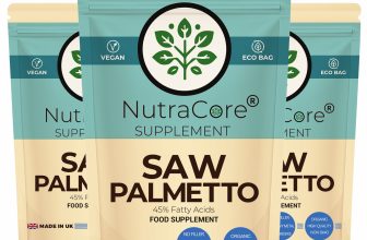 Saw Palmetto Capsules 600mg-(45% Fatty Acids )-Vegan ,Hair Loss &Prostate Health