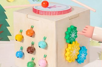 Wooden Activity Cube Educational Learning Toy Percussion Instrument Musical Toy