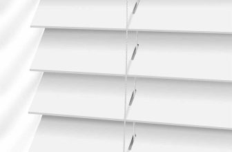 WOODEN VENETIAN BLINDS MADE TO MEASURE CHILD SAFE FAUX WOOD